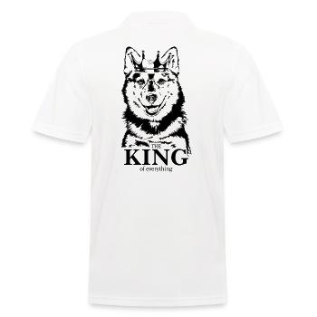 POMSKY Roi de tout Chiens Chiens Wilsigns - Polo Homme - blanc - Dos - Kai (181cm)