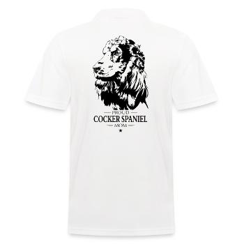Cocker Epagneul Maman Chien Chien Wilsigns - Polo Homme - blanc - Dos - Kai (181cm)