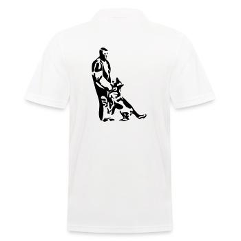 Schutzdiensthelfer Hundesport Wilsignshunds Hund - Polo Homme - blanc - Dos - Kai (181cm)