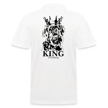 Schnauzer géant Roi de tout Chiens Wilsigns - Polo Homme - blanc - Dos - Kai (181cm)
