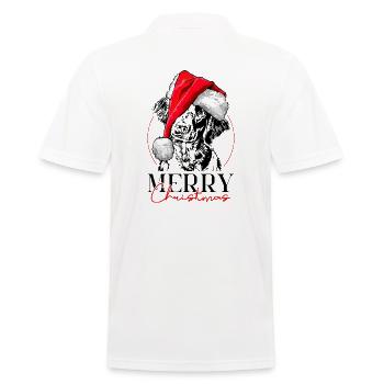GROSSER MÜNSTERLÄNDER Joyeux Noël Wilsigns - Polo Homme - blanc - Dos - Kai (181cm)