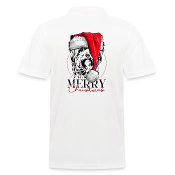 Santa YORKSHIRE TERRIER Joyeux Noël Wilsigns - Polo Homme - blanc - Dos - Kai (181cm)