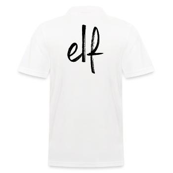 elf 11 Geburtstag Zahl Mannschaft Ziffer Geschenk - Männer Poloshirt - Weiß - Hinten - Kai (181cm)