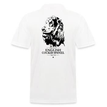 Cocker anglais Épagneul Maman Chien Chien Wilsigns - Polo Homme - blanc - Dos - Kai (181cm)