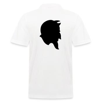 Black devil - Men's Polo Shirt - white - Back - Kai (181cm)