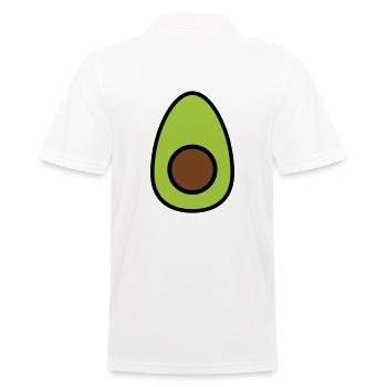 Avocat - Polo Homme - blanc - Dos - Kai (181cm)
