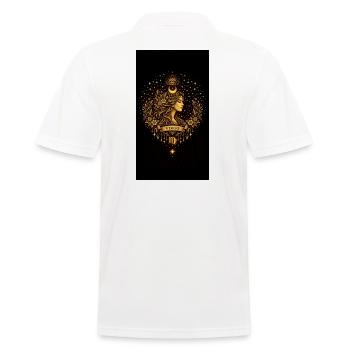 Collection du Zodiaque d’Or – Astrologie de la Vierge Or - Polo Homme - blanc - Dos - Kai (181cm)
