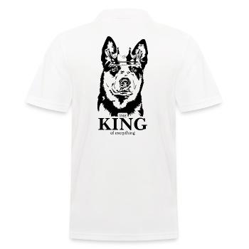 Australian Cattle Dog King of everything Wilsigns - Männer Poloshirt - Weiß - Hinten - Kai (181cm)