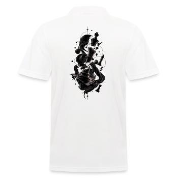 Art des échecs - Roi brisé épique & Échiquier - - Polo Homme - blanc - Dos - Kai (181cm)