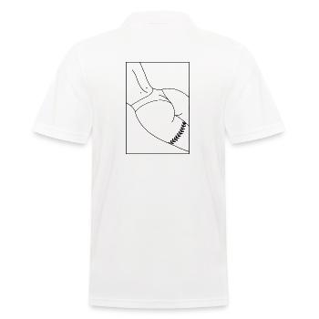 Sexy - Polo Homme - blanc - Dos - Kai (181cm)
