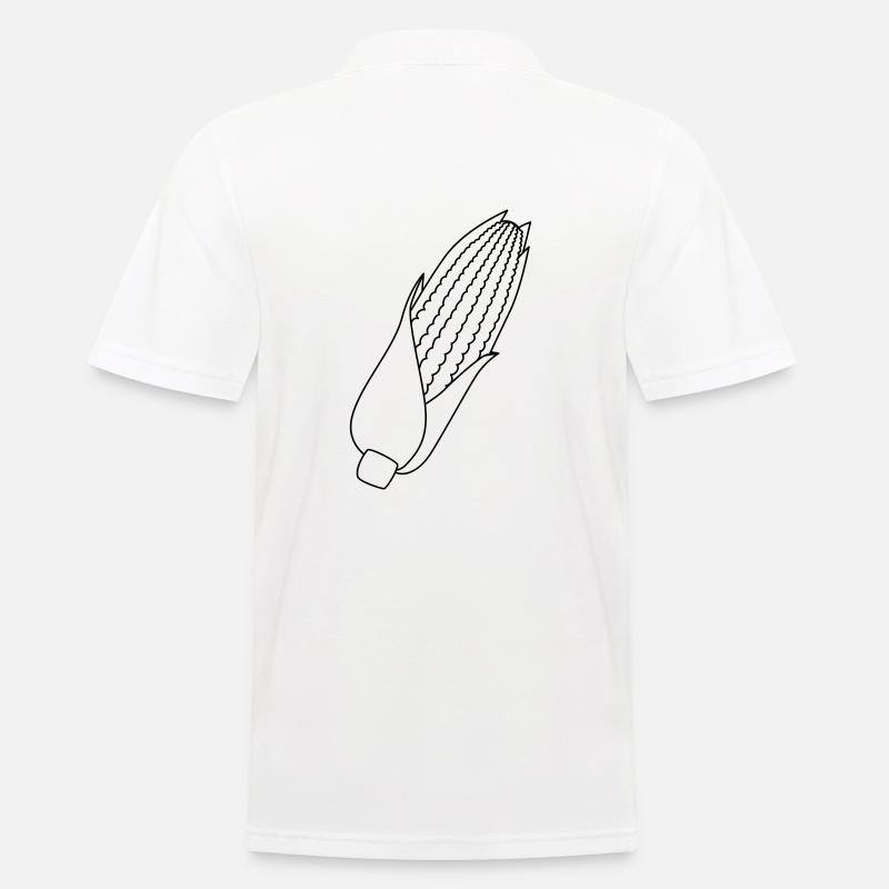 Mais - Männer Poloshirt - Weiß