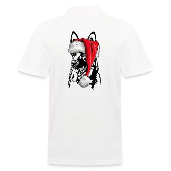 Père Noël Berger allemand Wilsigns de Noël - Polo Homme - blanc - Dos - Kai (181cm)