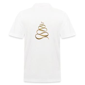 Arbre de Noël Golden Snake - Polo Homme - blanc - Dos - Kai (181cm)
