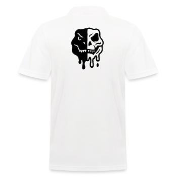 Dinoarmy_Rex - Men's Polo Shirt - white - Back - Kai (181cm)