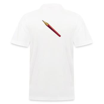 Crayon | crayon | Pastel - Polo Homme - blanc - Dos - Kai (181cm)