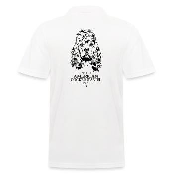 Cocker Américain Épagneul Maman Chien Chien Wilsigns - Polo Homme - blanc - Dos - Kai (181cm)