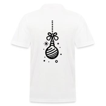Bauble - Men's Polo Shirt - white - Back - Kai (181cm)