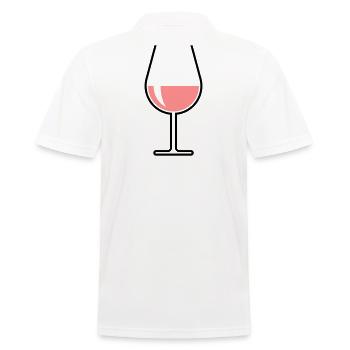 Verre à vin XRosé bulbeux ouvert (vin rosé / vin / 2C) - Polo Homme - blanc - Dos - Kai (181cm)
