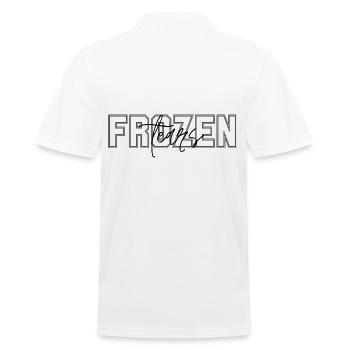 Frozen Tears inspired by song by Luciano back - Men's Polo Shirt - white - Back - Kai (181cm)