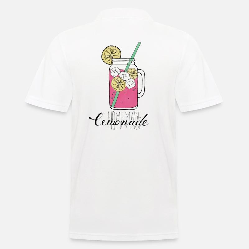 Lemonade - Männer Poloshirt - Weiß