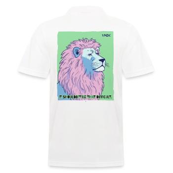 Cela ne devrait pas être si difficile, Leo - Polo Homme - blanc - Dos - Kai (181cm)