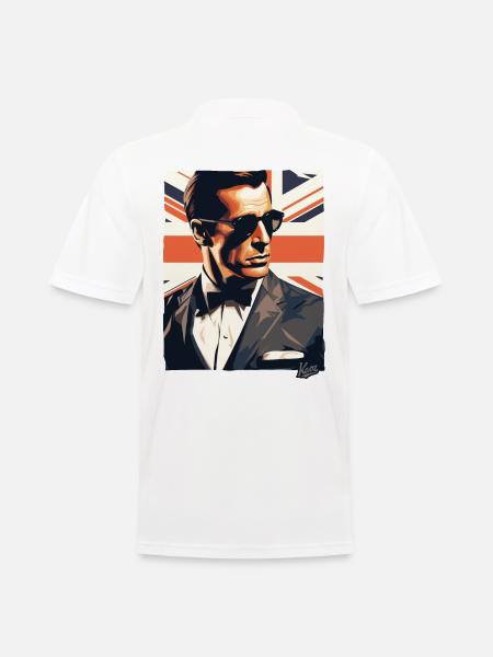 British Flag Chad Geezer Mate Great Britain - Men's Polo Shirt - white