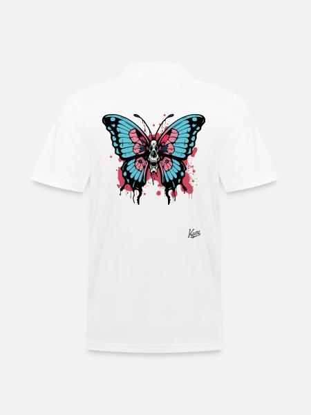 Clown Butterfly - Men's Polo Shirt - white