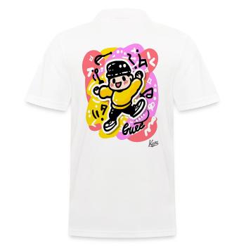 Kinder Bild Breakdancer Breakdance - Männer Poloshirt - Weiß - Hinten - Kai (181cm)