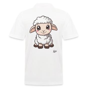 Mignon petit mouton - Polo Homme - blanc - Dos - Kai (181cm)