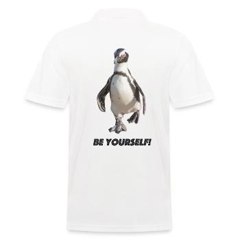 Pingouin be yourself - Polo Homme - blanc - Dos - Kai (181cm)