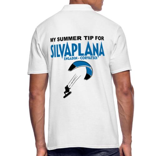 Mein Sommertip für Silvaplana, Kitesurfen. Engadin - Männer Poloshirt