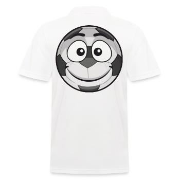 Football Faces - Men's Polo Shirt - white - Back - Kai (181cm)