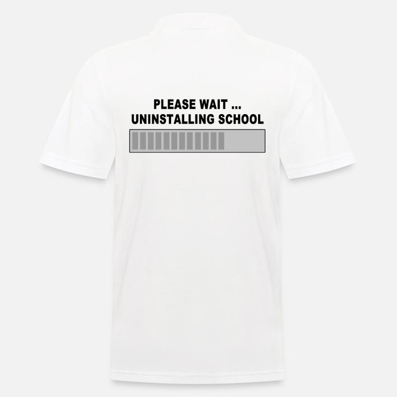 Schule Abschluss Lustiges Geschenk - Männer Poloshirt - Weiß