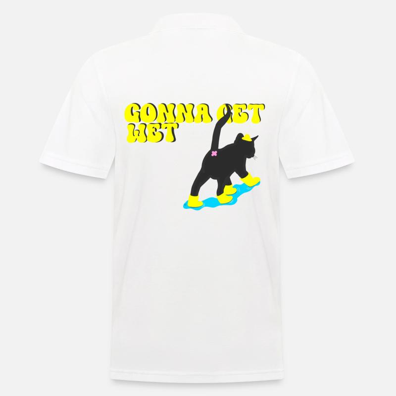 Lass uns nass werden - Männer Poloshirt - Weiß
