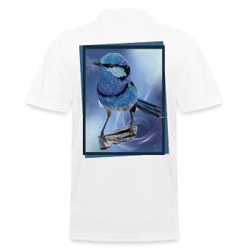 Der herrliche Maluro - Männer Poloshirt - Weiß - Hinten - Kai (181cm)