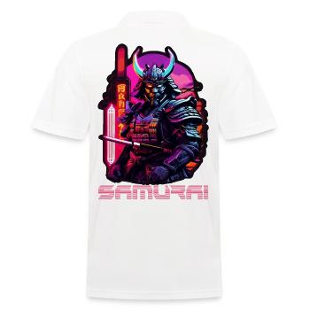 samurai - Men's Polo Shirt - white - Back - Kai (181cm)