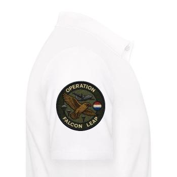 Falcon Leap Operation Patch - Men's Polo Shirt - white - Right - Kai (181cm)