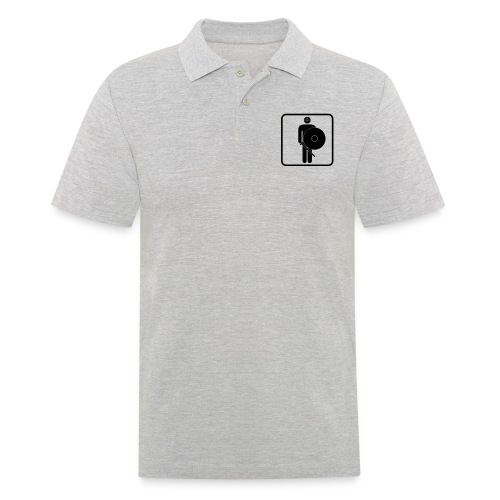 Kämpfer Piktogramm - Männer Poloshirt