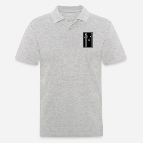 1M/One MVMNT Logo schwarz - Männer Poloshirt