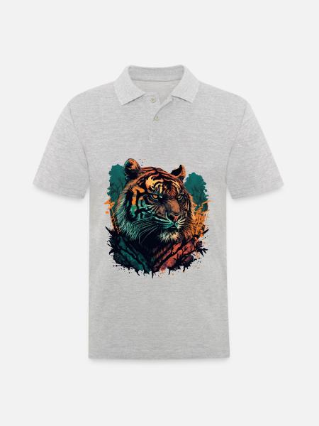 Be A Tiger - Men's Polo Shirt - heather grey