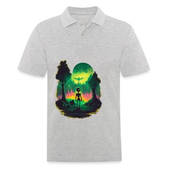 Cadeaux - Polo Homme - gris chiné - Devant - Kai (181cm)