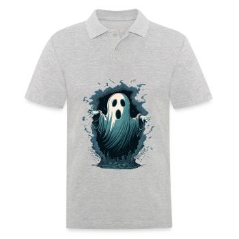 Ghost Portal - Men's Polo Shirt - heather grey - Front - Kai (181cm)