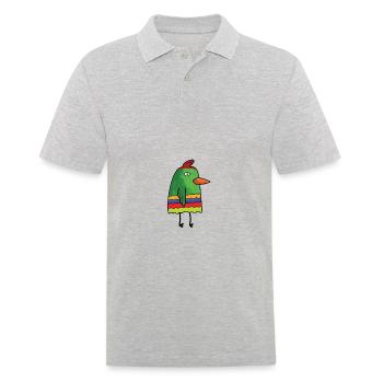 Oiseau étrange - Polo Homme - gris chiné - Devant - Kai (181cm)