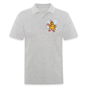 Table Tennis Bee Ping-Pong Outfit Bees - Polo Homme - gris chiné - Devant - Kai (181cm)