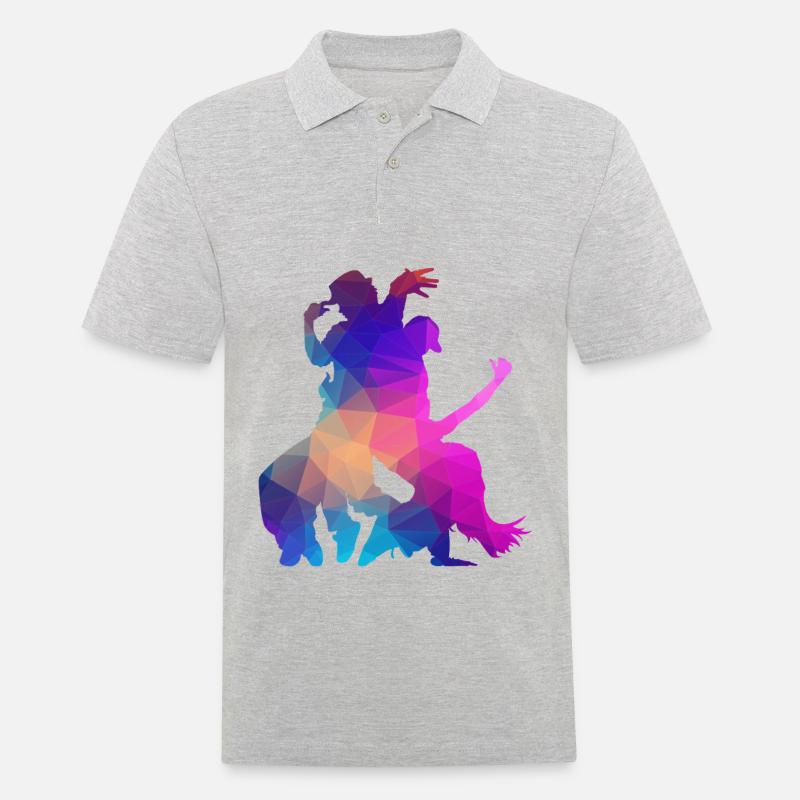 Breakdance Dance Dancing Breakdancer Dancer - Men's Polo Shirt - heather grey