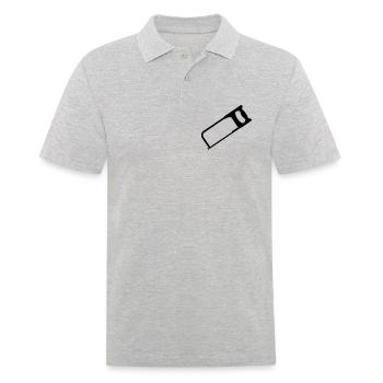 Outils de scie à métaux - Polo Homme - gris chiné - Devant - Kai (181cm)