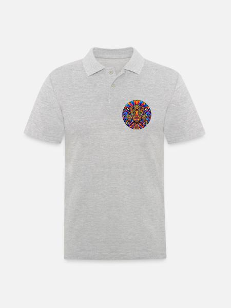 Inka - Männer Poloshirt - Grau meliert