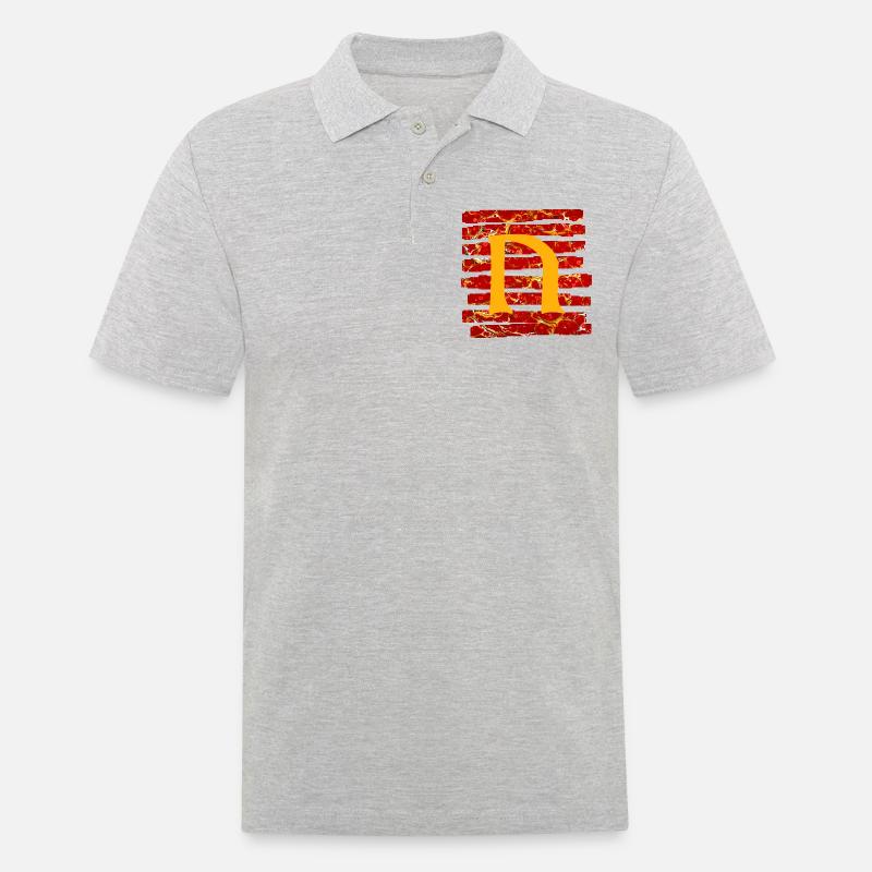 Bande E 232 N - Polo Homme - gris chiné