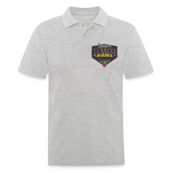 Bikers, motorcyclists - Men's Polo Shirt - heather grey - Front - Kai (181cm)