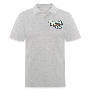 Original '93 - Polo Homme - gris chiné - Devant - Kai (181cm)
